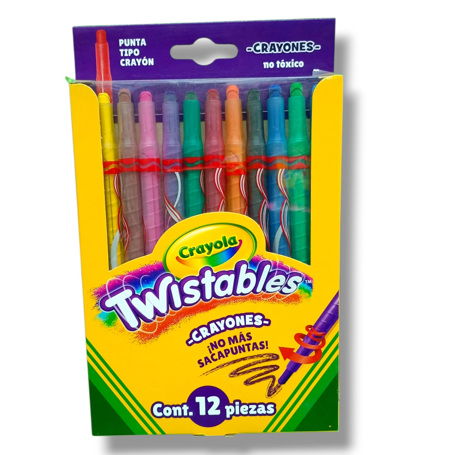 CRAYON CRAYOLA TWISTABLES C/12